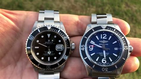 breitling superocean 44 vs rolex submariner|breitling superocean family.